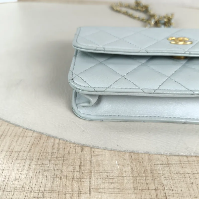 Chanel Crossbody Bag woc Collection Grey Lambskinmini17 × 5 × 9.5 cm — detail view 1 of 13