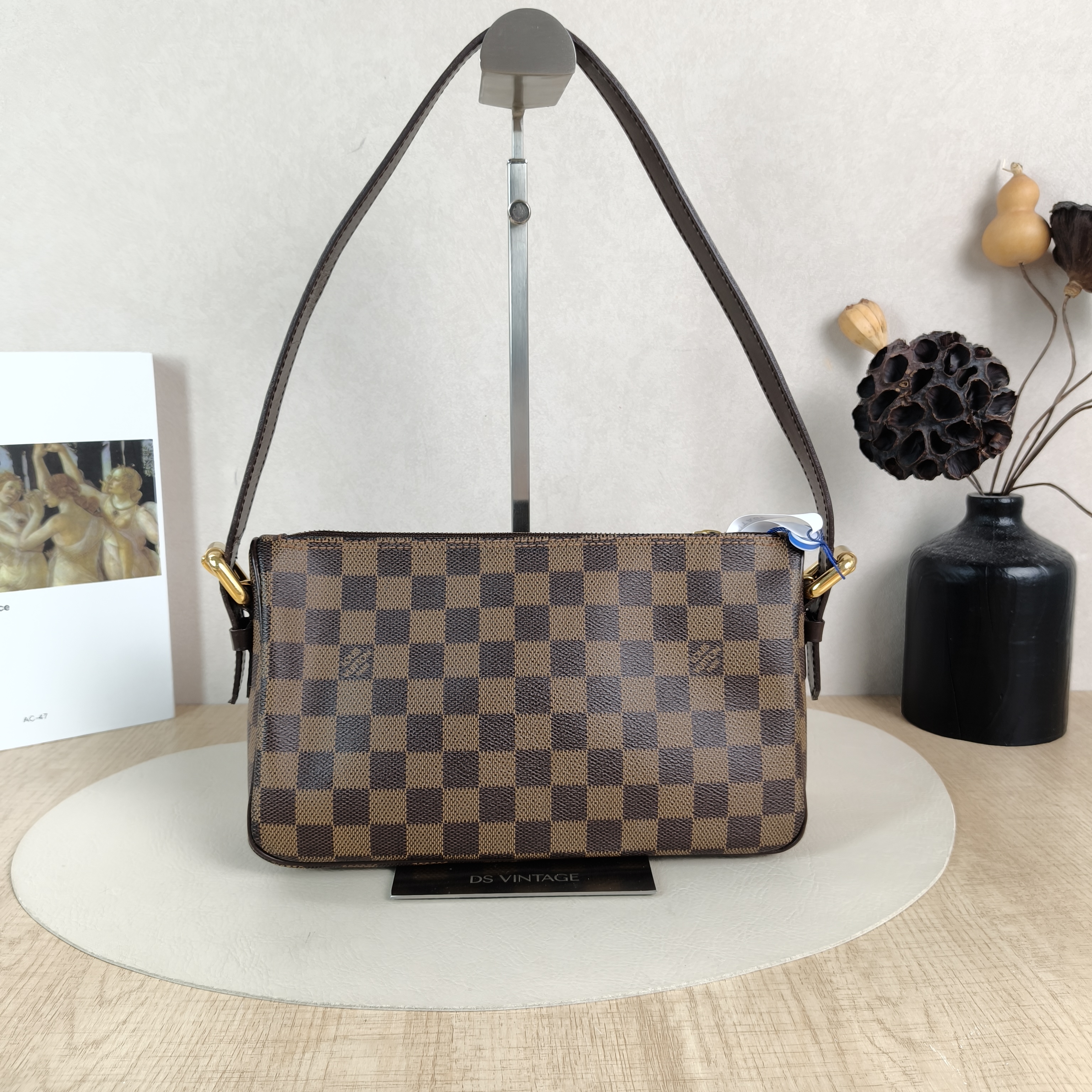 Louis Vuitton Shoulder Bag Vintage Shoulder Bag Damier Ebene PVC One Size26 × 8 × 15 cm — cover view 4 of 5