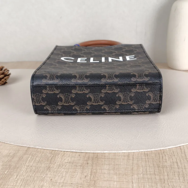 CELINE Crossbody Bag CABAS Mini Monogram PV Cmini17 × 4 × 20.5 cm — cover view 5 of 5