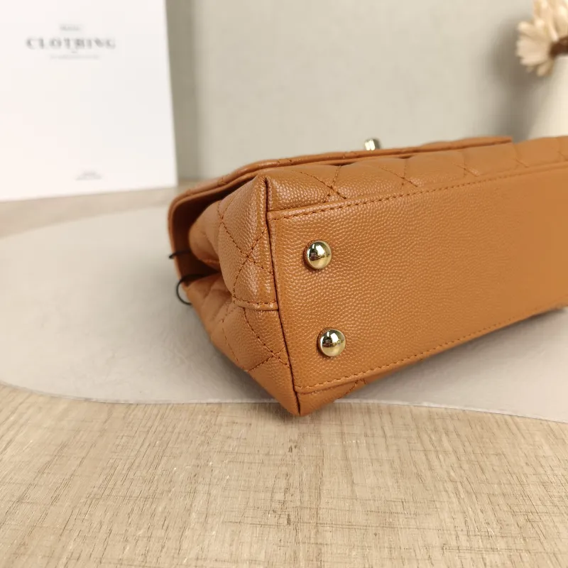 Chanel Crossbody Bag Coco Handle​ Grained Calfskinmini19 × 9 × 13 cm — detail view 11 of 12