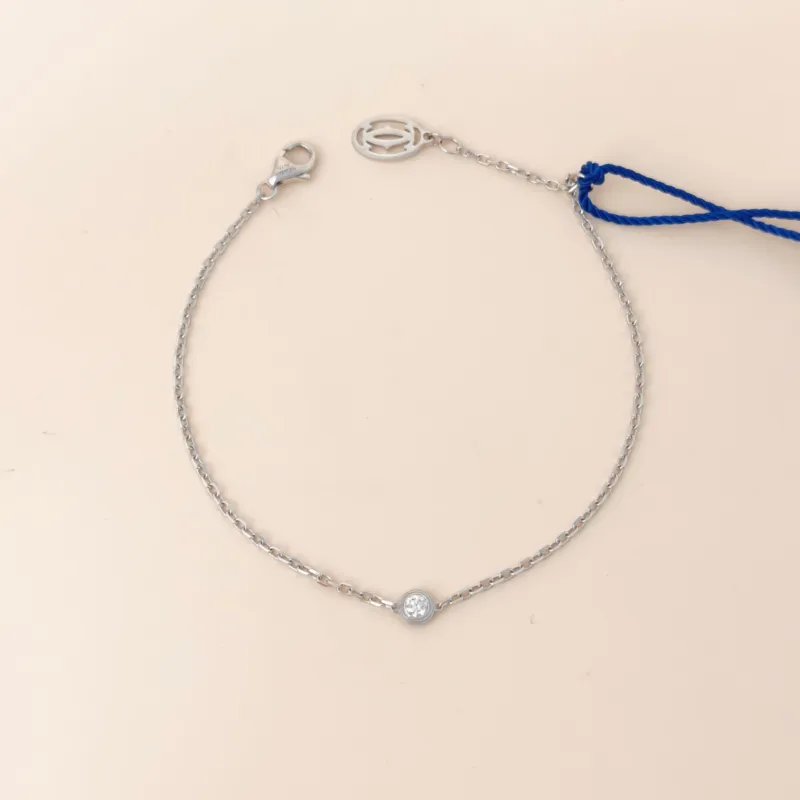 CARTIER Bracelet d'Amour Bracelet White Gold 18KW hite Gold Small 19cm