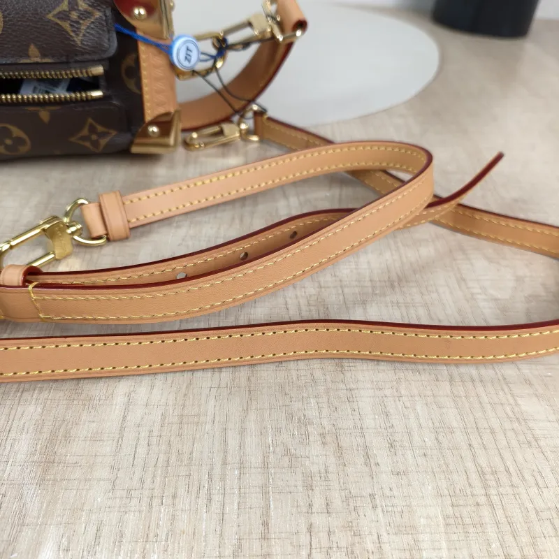 Louis Vuitton Crossbody Bag Side Trunk Box Monogram PVC Medium 23.5 × 8.5 × 16 cm — detail view 10 of 12