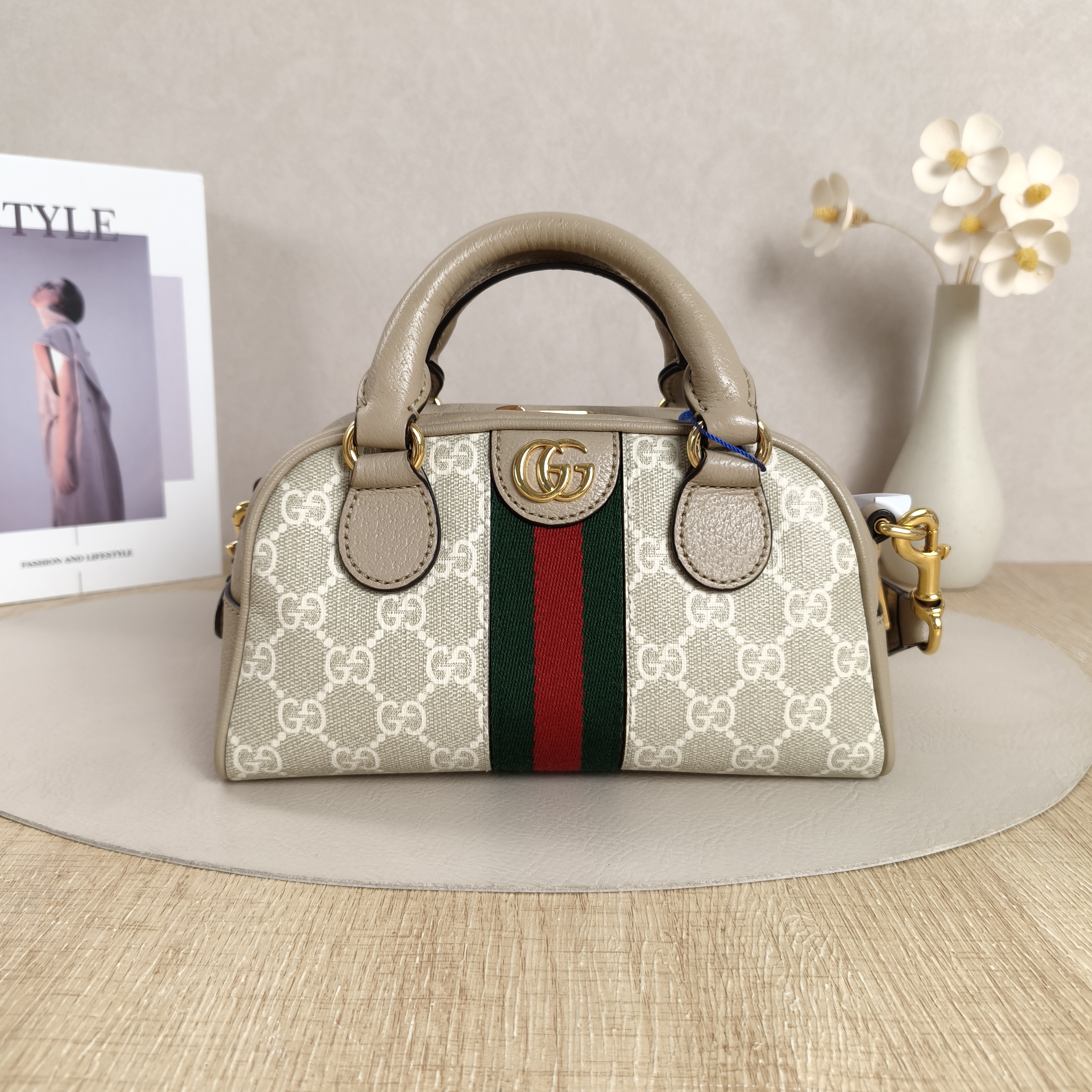 GUCCI Crossbody Bag Ophidia GG Crossbody Bag PV Cmini21 × 10 × 12 cm
