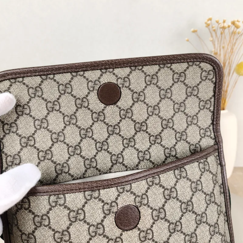 GUCCI Crossbody Bag Neo Vintage Belt Bag Monogram PVC Medium 24 × 4 × 17 cm — detail view 3 of 11