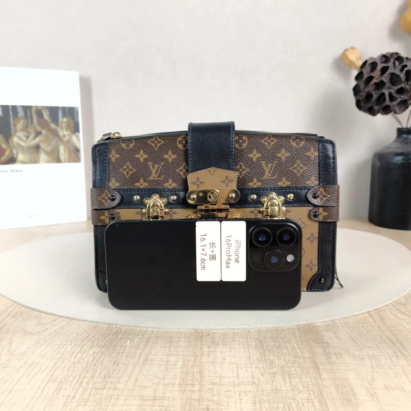 Louis Vuitton Crossbody Bag Trunk Clutch Box Monogram PV Cmini20 × 5.5 × 12 cm — cover view 5 of 5