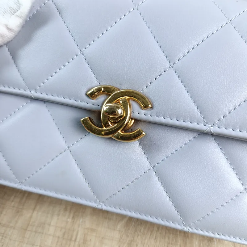 Chanel Crossbody Bag 24p Calfskin One Size 20 × 6.5 × 12.5 cm — detail view 9 of 15