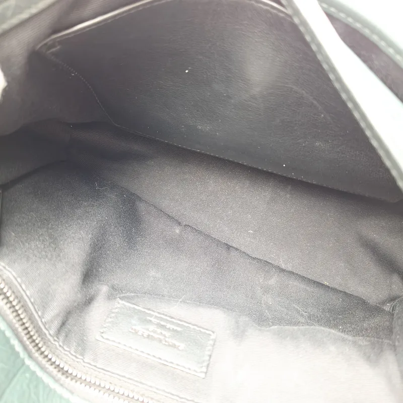 SAINT LAURENT Crossbody Bag Niki D Green Calfskin Medium 28 × 8.5 × 20 cm — detail view 1 of 11