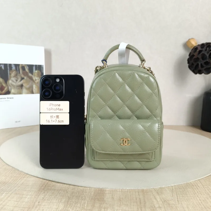 Chanel Backpack mini Backpack Collection Grained Calfskin One Size 13 × 9 × 18 cm — cover view 4 of 6