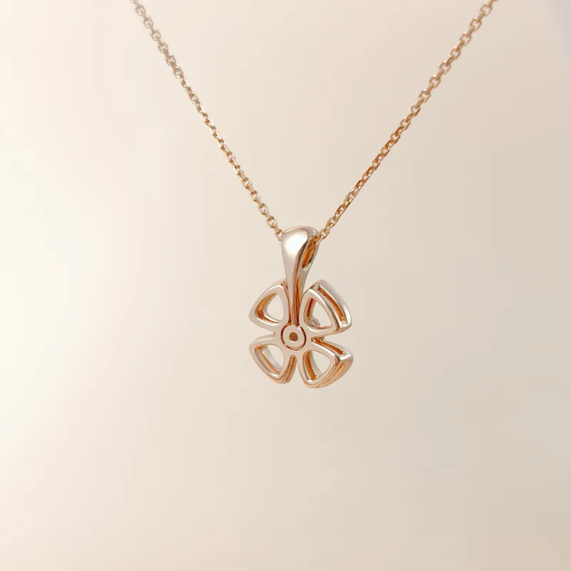 Bvlgari Necklace Fiorever Rose Gold Diamond18KR ose Gold One Size 44cm — cover view 9 of 12
