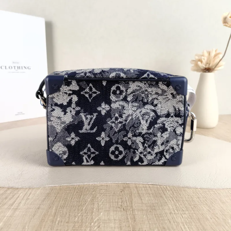 Louis Vuitton Crossbody Bag SOFT TRUNK Box Black PVC Mini 18.5 × 8 × 13 cm — cover view 3 of 5