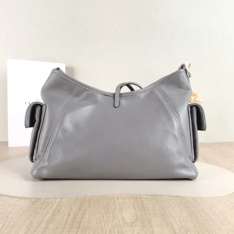 Louis Vuitton Crossbody Bag Carryall Cargo Vibe Grey SL ambskin Small 33.5 × 15 × 23 cm — cover view 4 of 5