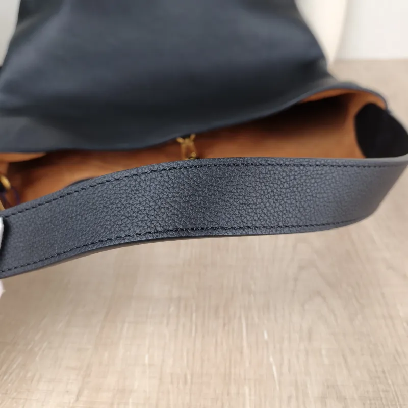Louis Vuitton Shoulder Bag Low Key Hobo Shoulder Bag Black Calfskin Medium 31 × 18 × 35 cm — detail view 10 of 13