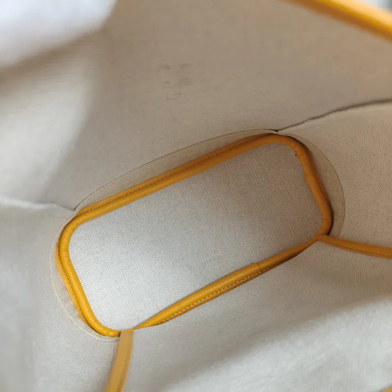 GOYARD Crossbody Bag ALPIN Backpack Yellow PVC Mini 19 × 9.5 × 23 cm — detail view 3 of 14