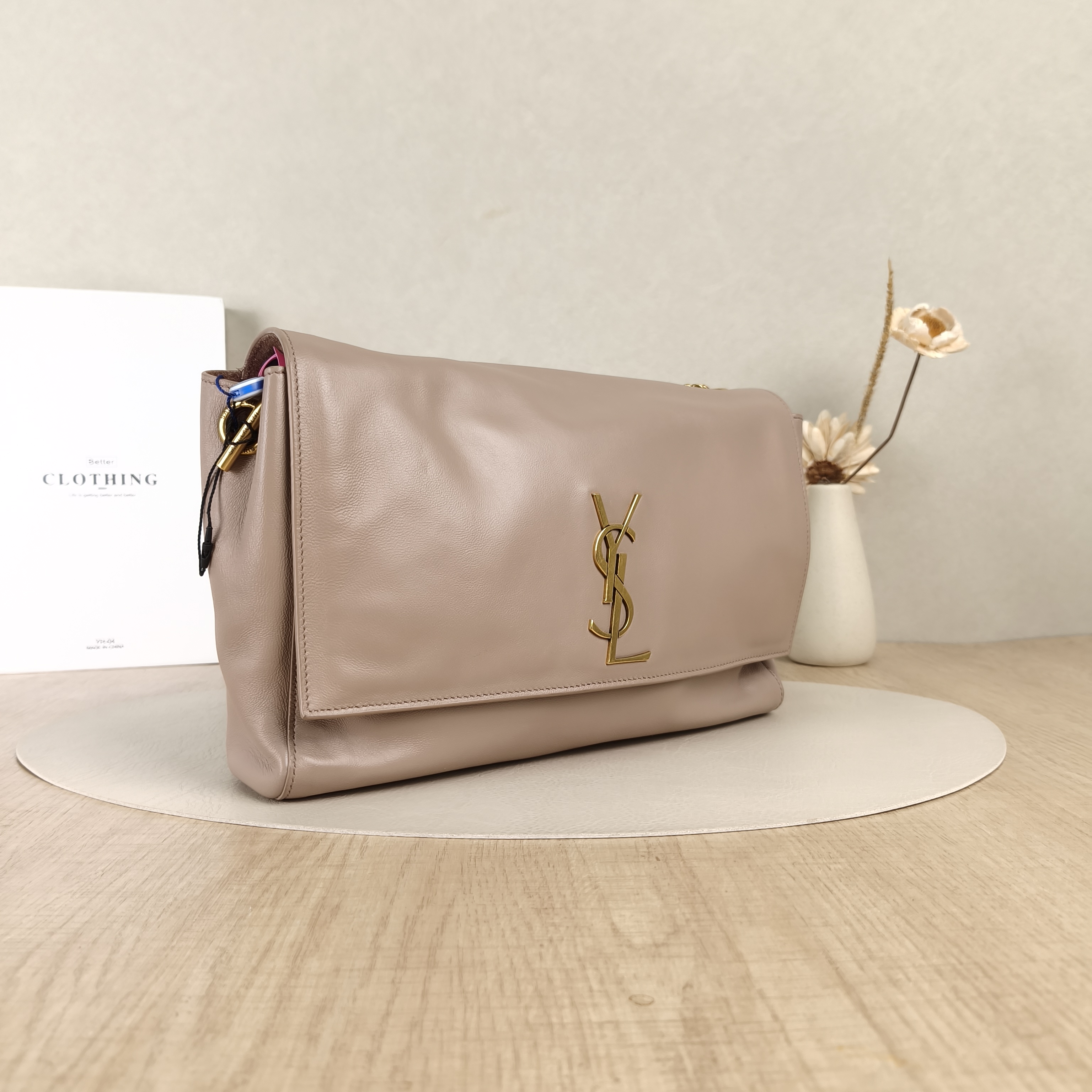 SAINT LAURENT Crossbody Bag Cassandre Chain Bag Calfskin Large29.5 × 5 × 18 cm — cover view 3 of 5