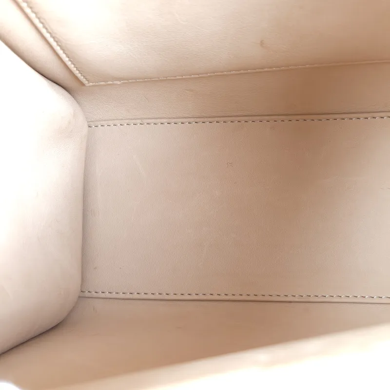 DELVAUX Top Handle Bag Tempete Top Handle Bag White Calfskin Small 21.5 × 8.5 × 19.5 cm — detail view 11 of 13