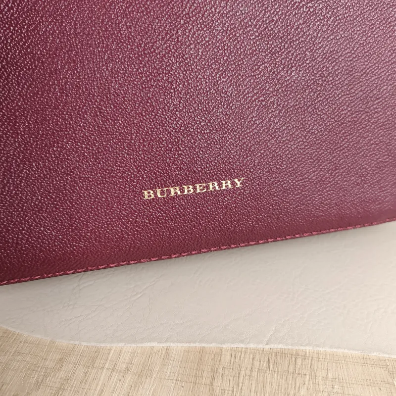 BURBERRY Crossbody Bag Crossbody Bag Red Canvas One Size27 × 9 × 21 cm — detail view 2 of 12