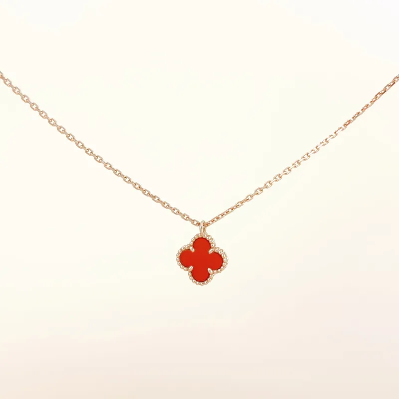 Van Cleef & Arpels Necklace Alhambra 18KR ose Gold Sweet Mini44cm