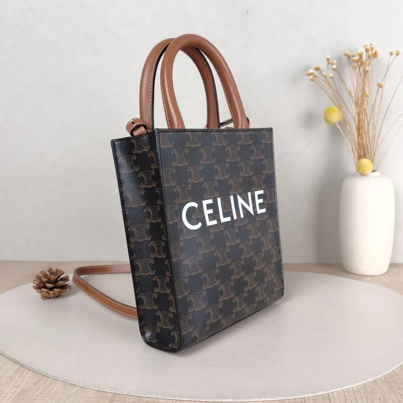 CELINE Crossbody Bag CABAS Mini Monogram PVC Mini 17 × 4 × 20.5 cm — cover view 5 of 5