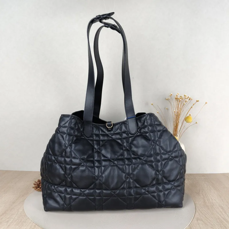 DIOR Top Handle Bag TOUJOURS Black Calfskin Large37 × 21 × 27 cm — cover view 5 of 5