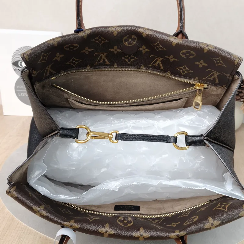 Louis Vuitton Top Handle Bag W Tote Black · Monogram PVC · Calfskin One Size35 × 11 × 25 cm — detail view 9 of 14