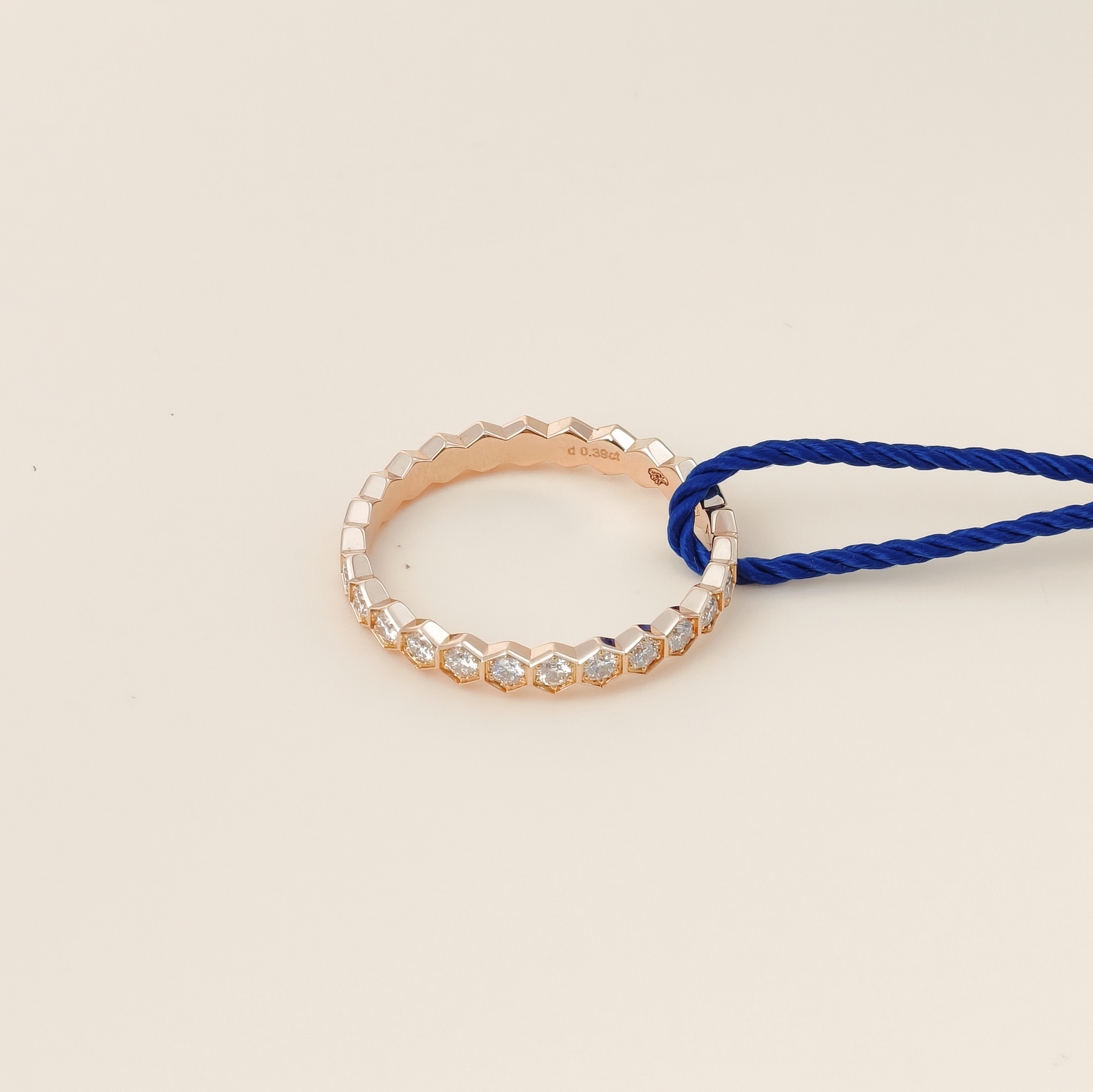 CHAUMET Ring Bee de · Collection Pavé Diamond Ring Rose Gold Diamond18KR ose Gold One Size50 — cover view 6 of 8