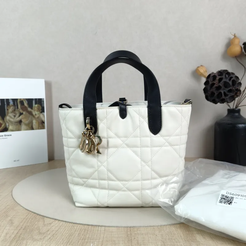 DIOR Top Handle Bag TOUJOURS Edition Calfskin Small18.5 × 12 × 18.5 cm — cover view 6 of 6