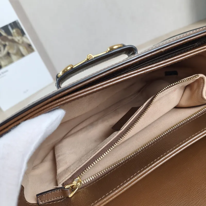 GUCCI Shoulder Bag Horsebit 1955 Horsebit Medium Monogram PVC Medium25 × 8 × 18 cm — detail view 3 of 12
