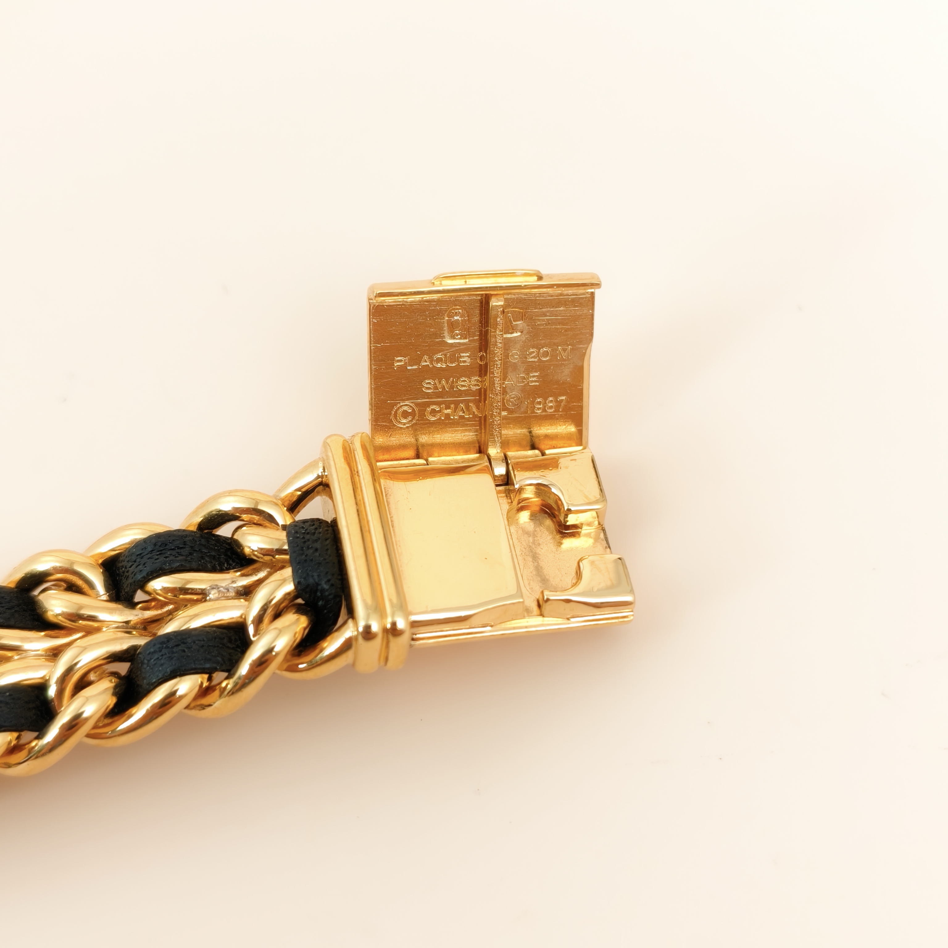 Chanel Watch Première Édition Originale Black with Gold-Tone Hardware Black with Gold-Tone Hardware M 26.1mm x 20mm x 7.6mm — cover view 2 of 9