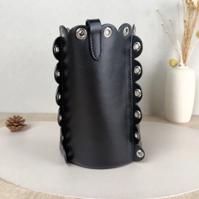 Miumiu Crossbody Baglogo Black Calfskin One Size15 × 15 × 21 cm — detail view 4 of 13