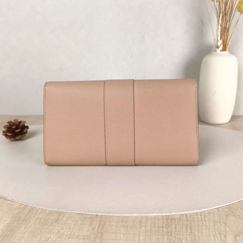 DELVAUX Crossbody Bag Brillant Long Wallet Chain woc Brown Calfskin Mini 21 × 3 × 12 cm — cover view 3 of 5
