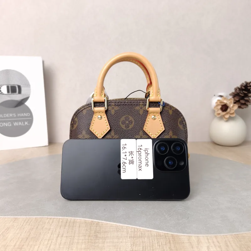 Louis Vuitton Crossbody Bag Alma Nano Monogram PVC nano 18 × 8 × 12 cm — cover view 3 of 6