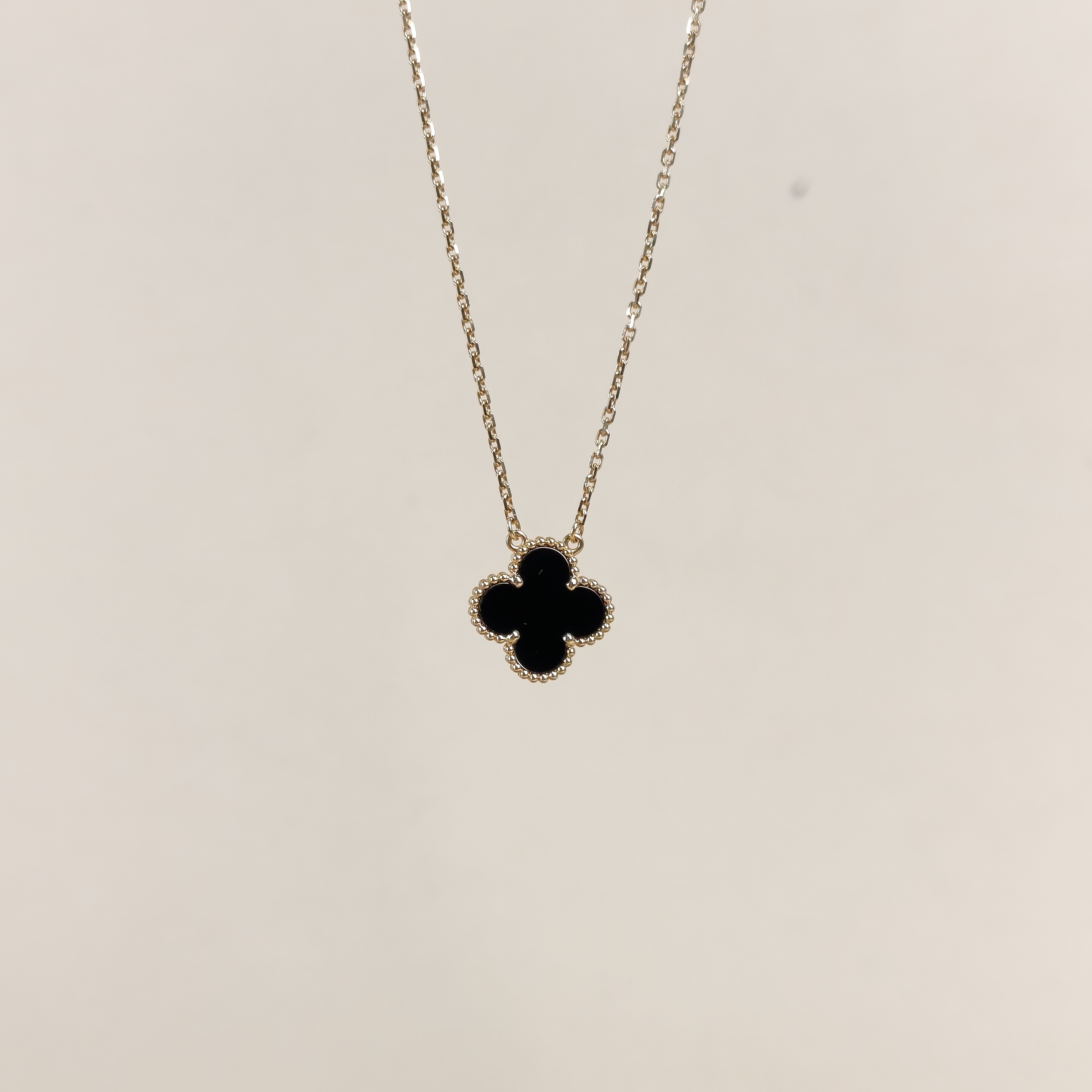 Van Cleef & Arpels Necklace Alhambra 18KR ose Gold Vintage Small15㎜ 38-42㎝