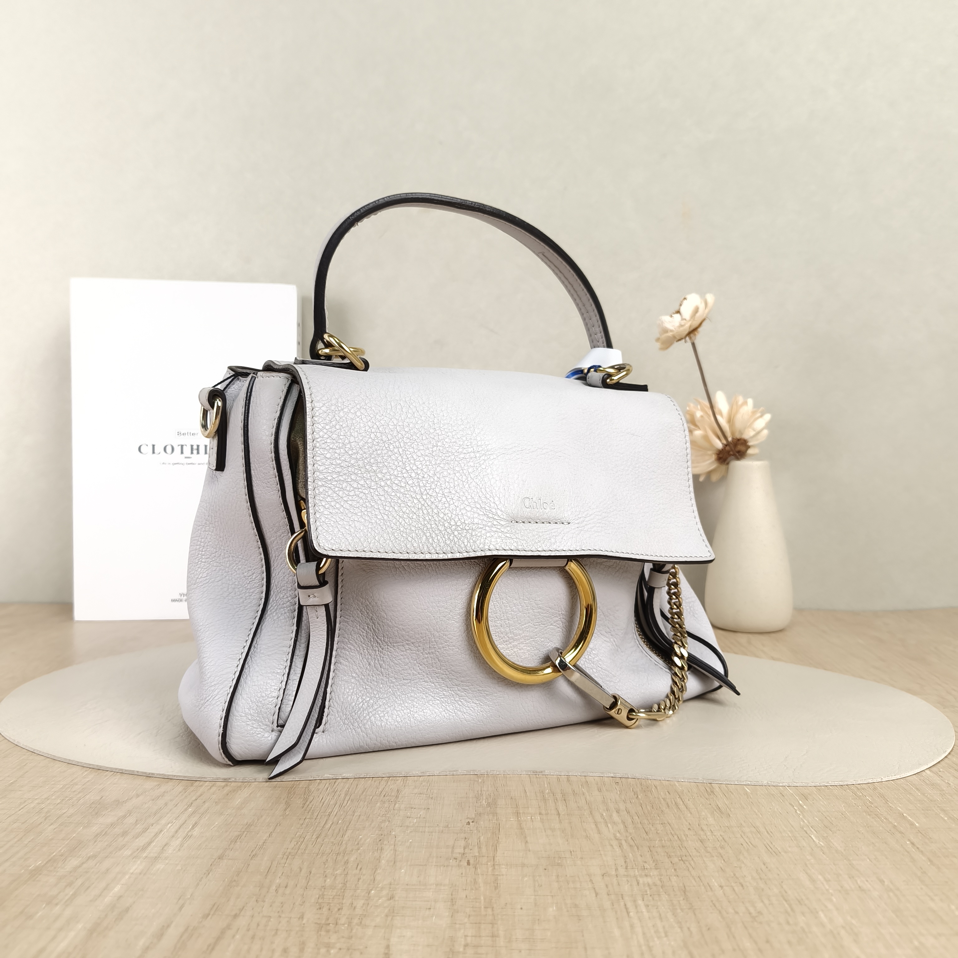 Chloé Shoulder Bagfaye Crossbody Bag Blue Calfskin One Size27 × 10 × 20 cm — cover view 4 of 5