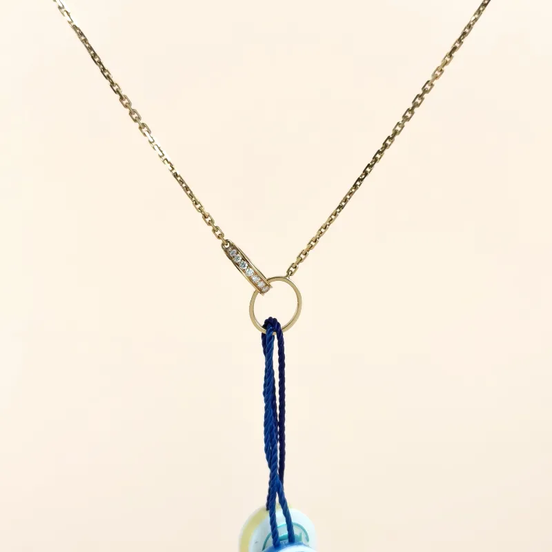 CARTIER Necklace Love Collection Pendant Gold18KY ellow Gold One Size2.14 × 0.26 × 44 cm