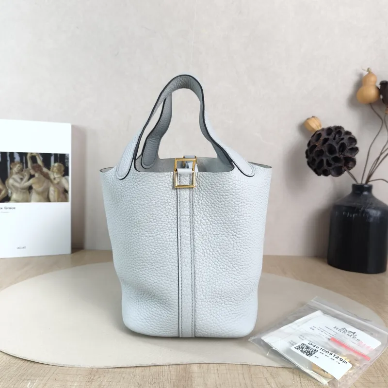 Hermès Top Handle Bag Picotin Lock 18 18 TC Calfskin Small 18 × 13 × 18 cm B — cover view 5 of 6