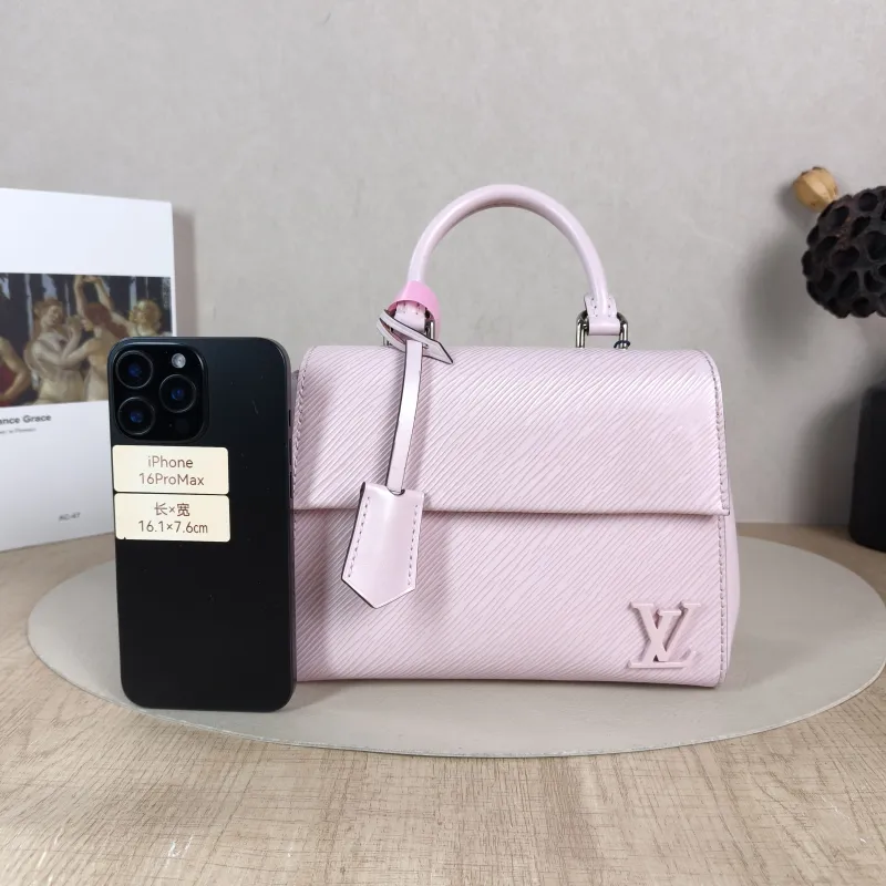 Louis Vuitton Crossbody Bag CLUNY Pink Epi Embossed Calfskin Mini 20 × 7.5 × 16 cm — cover view 3 of 6
