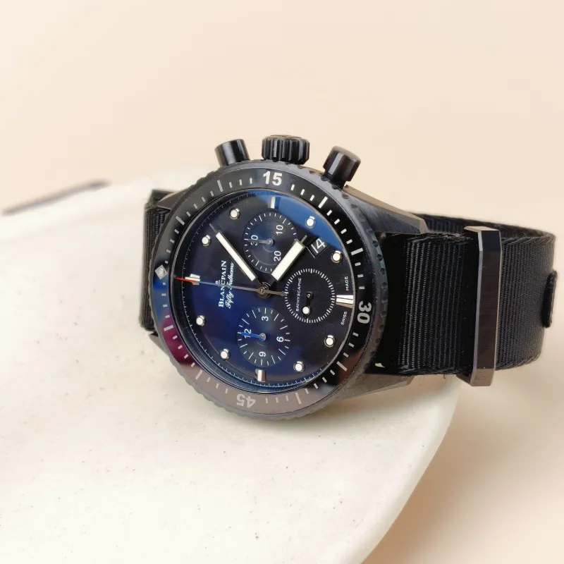 BLANCPAIN Watch Collection Watch Black One Size 43.6 — cover view 9 of 10