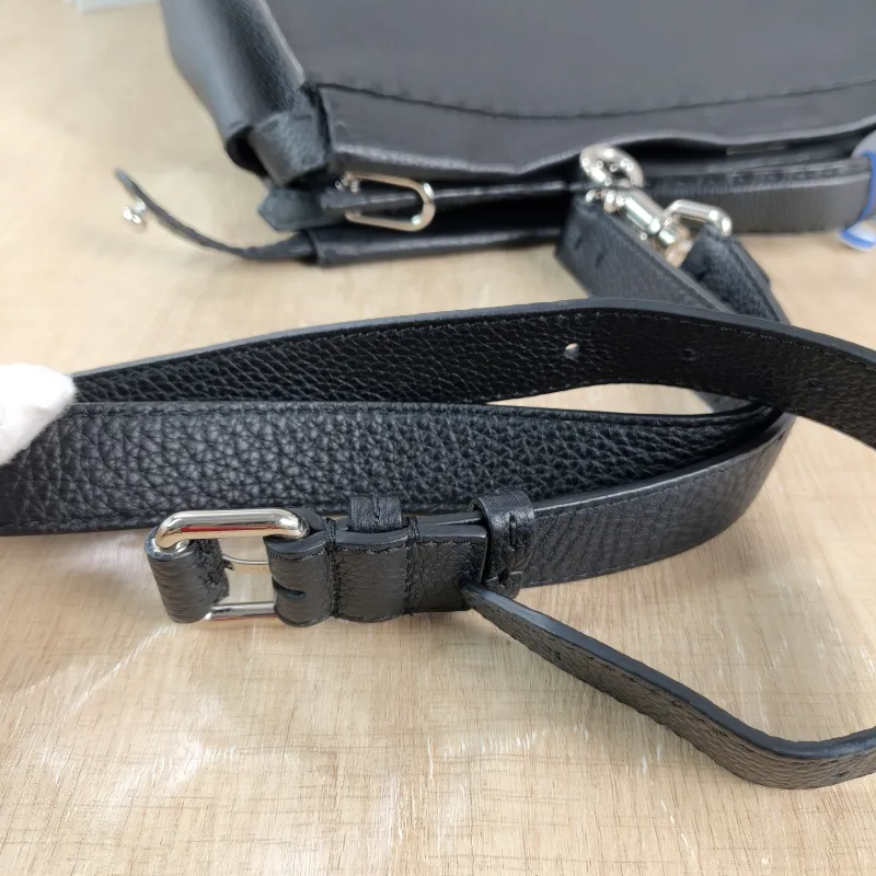 FENDI Top Handle Bag Top Handle Bag Black Calfskin One Size 43 × 18 × 36 cm — detail view 11 of 11