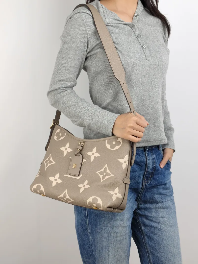 Louis Vuitton Crossbody Bag Carryall Calfskin Small 29.5 × 12 × 24 cm — on-model view 2 of 2