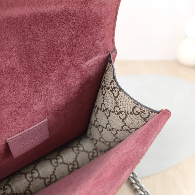 GUCCI Crossbody Bag Dionysus Monogram PVC Mini 20 × 5 × 15.5 cm — detail view 14 of 16