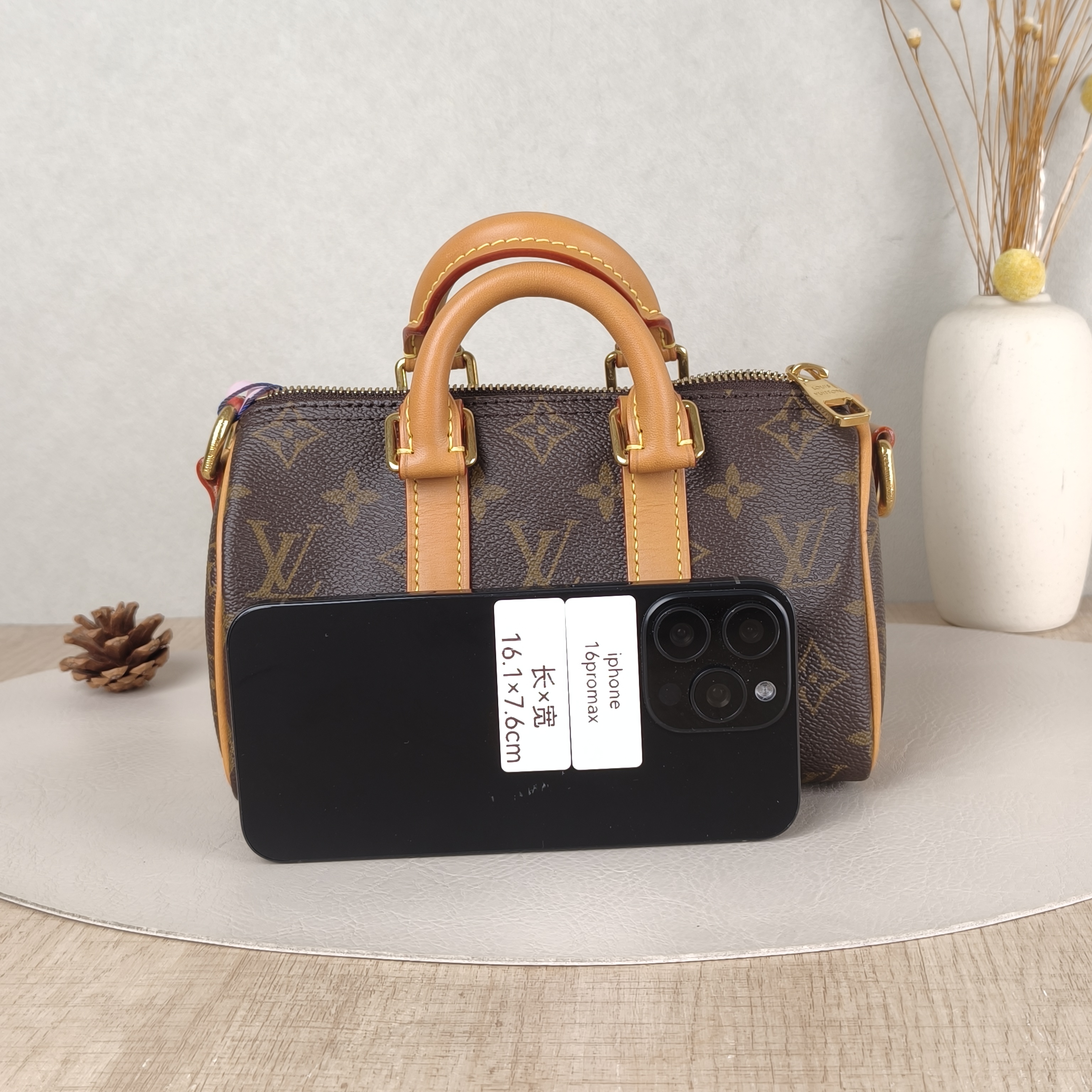Louis Vuitton Crossbody Bag Nano Keepall Monogram PV Cnano20 × 9 × 11 cm — cover view 2 of 5