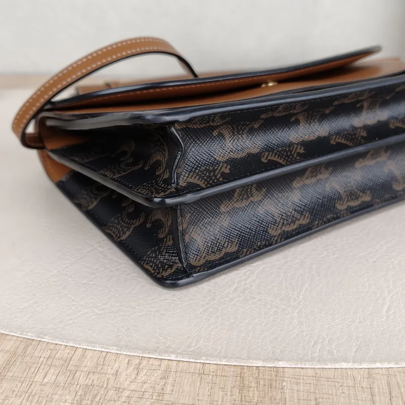 CELINE Crossbody Bag TRIOMPHE Clutchwoc Monogram PVC 20 × 6 × 12 cm — detail view 3 of 11