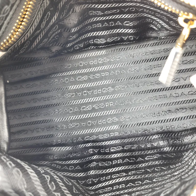 PRADA Shoulder Bag Bonnie Shoulder Bag White Waxed Leather Calfskin Small26 × 10 × 17 cm — detail view 2 of 15