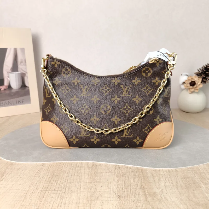 Louis Vuitton Crossbody Bag Boulogne PVC Small 26 × 9.5 × 16 cm