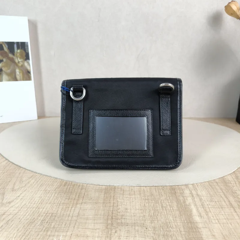 PRADA Crossbody Bag Messenger Bag Crossbody Bag Black Nylon One Size 11 × 3 × 13 cm — cover view 2 of 5