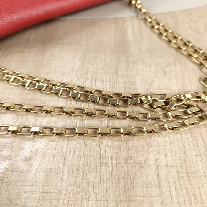 Louis Vuitton Shoulder Bag Pallas Chain Chain Bag Red PVC 26 × 6 × 17 cm — detail view 11 of 11
