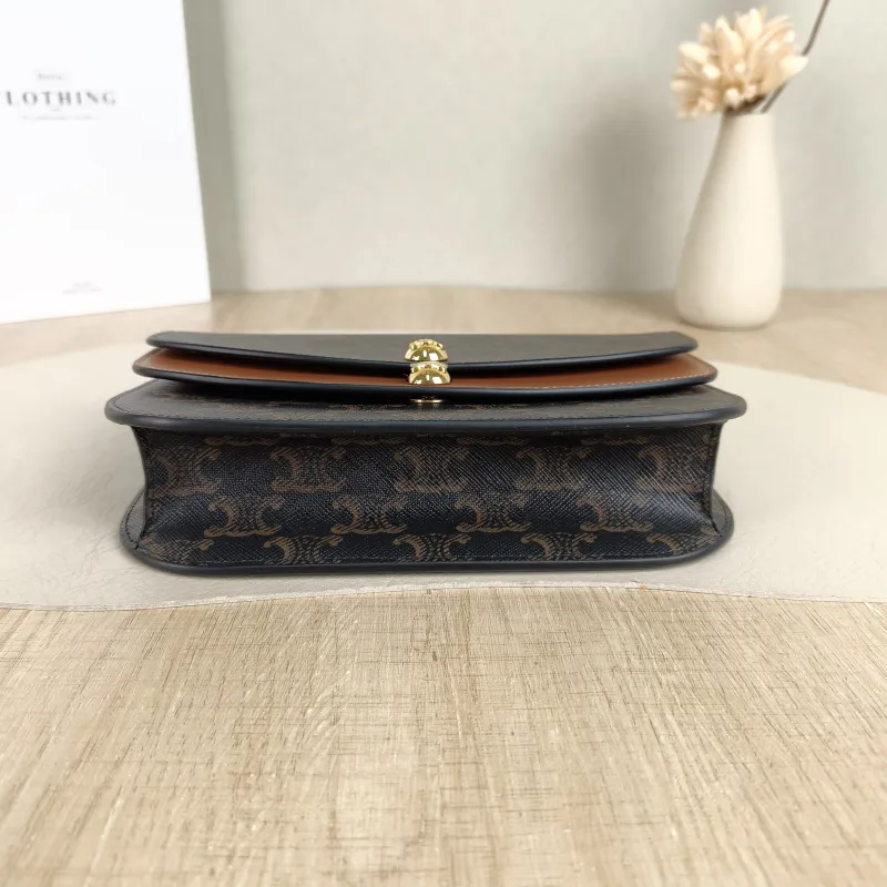 CELINE Crossbody Bag DUO Wallet Monogram PVC Mini 20 × 6 × 13 cm — cover view 4 of 5