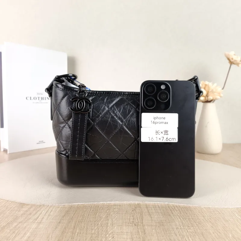 Chanel Crossbody Bag Gabrielle Gabrielle Bag Black Calfskin Small 20 × 8 × 15 cm 28 — cover view 5 of 5