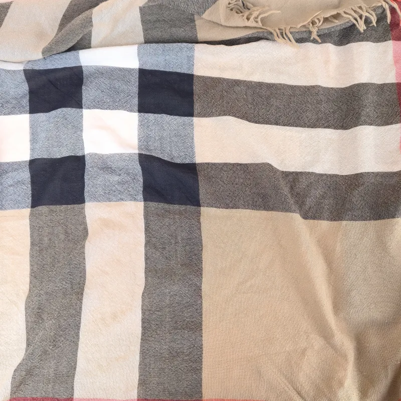 BURBERRY Scarf Scarf Wool One Size 110*110cm — cover view 8 of 10