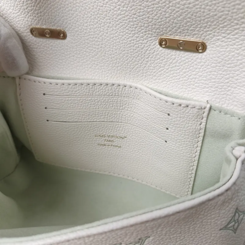 Louis Vuitton Crossbody Bag MADELEINE White · Green Calfskinnano21 × 6 × 12.5 cm — detail view 8 of 14